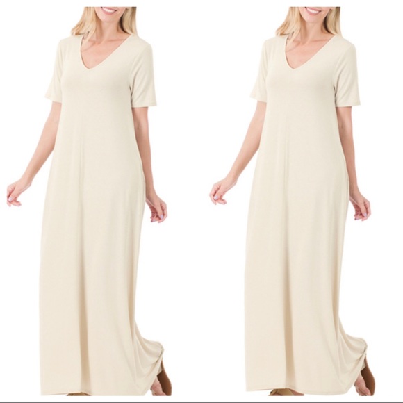 Favorite Loose fit long side pocket maxi dress - Picture 7 of 7